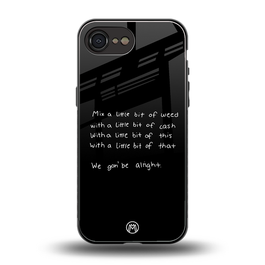 high life back phone cover | glass case for iphone 16e