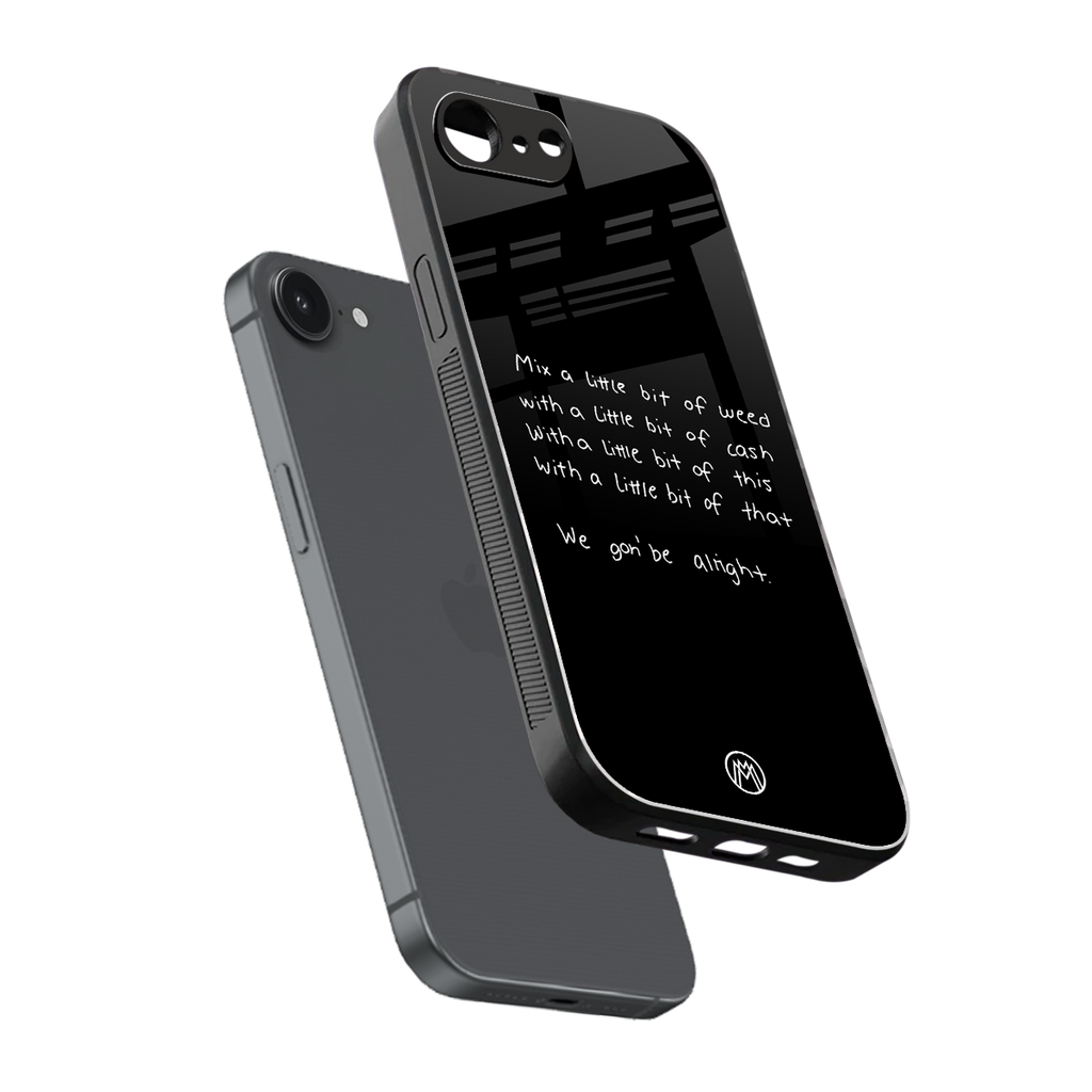 high life back phone cover | glass case for iphone 16e