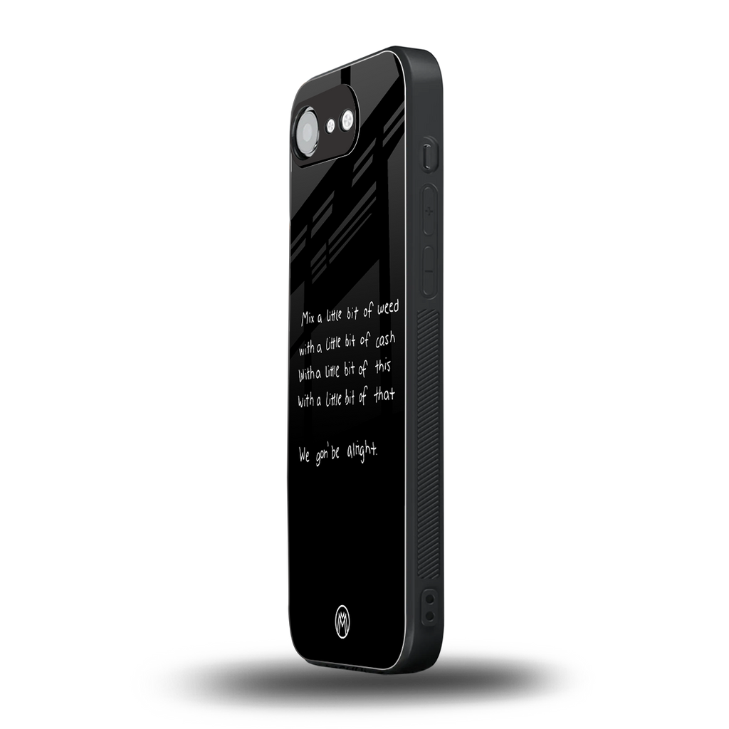 high life back phone cover | glass case for iphone 16e