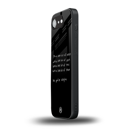 high life back phone cover | glass case for iphone 16e