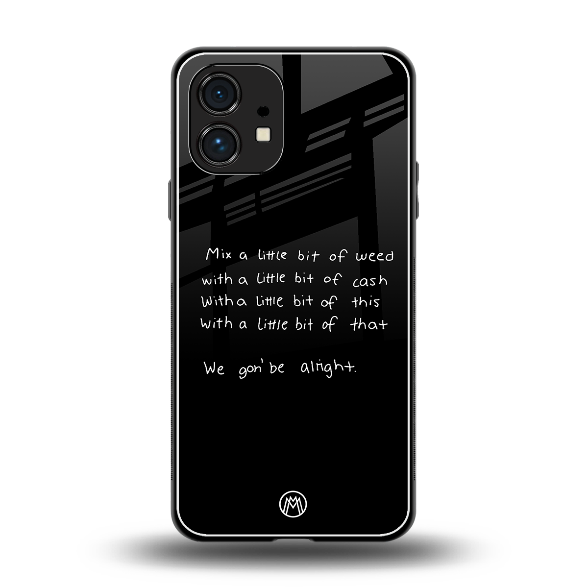 high life back phone cover | glass case for nothing phone 1