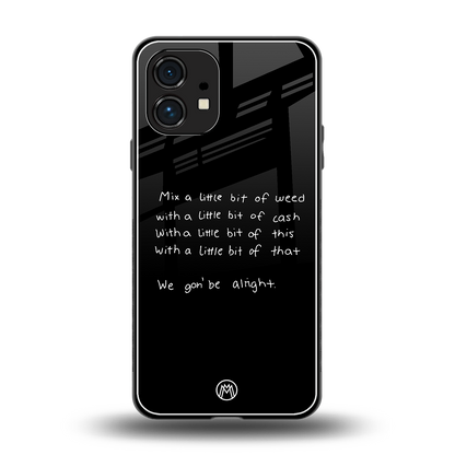 high life back phone cover | glass case for nothing phone 1