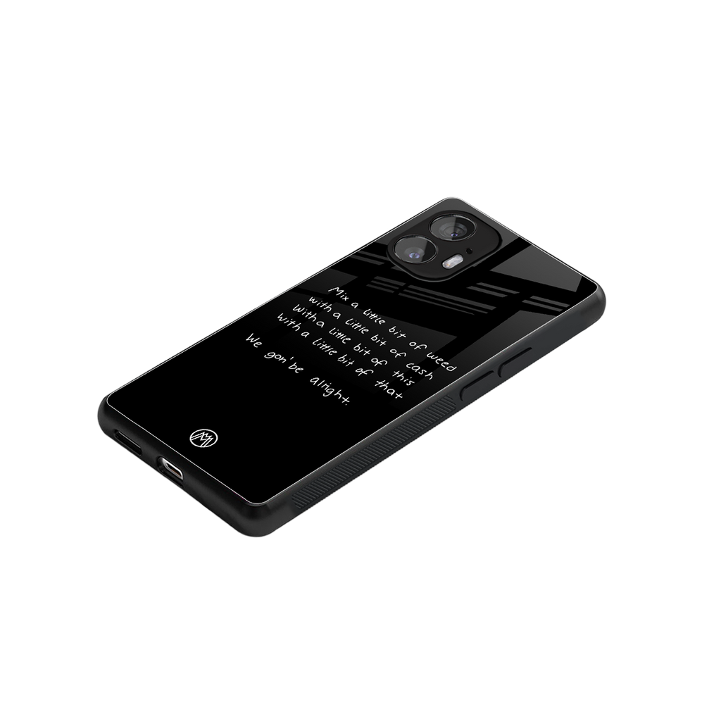 high life back phone cover | glass case for nothing phone 2