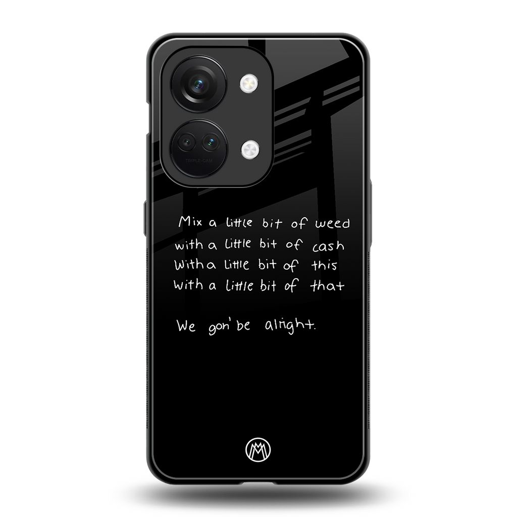 high life back phone cover | glass case for oneplus nord 3