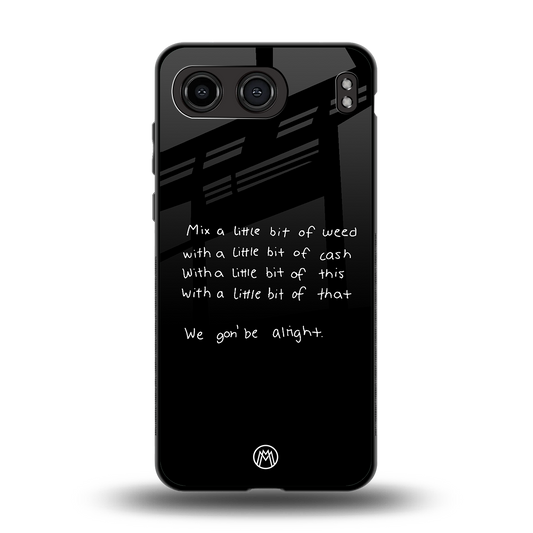 high life back phone cover | glass case for oneplus nord 4