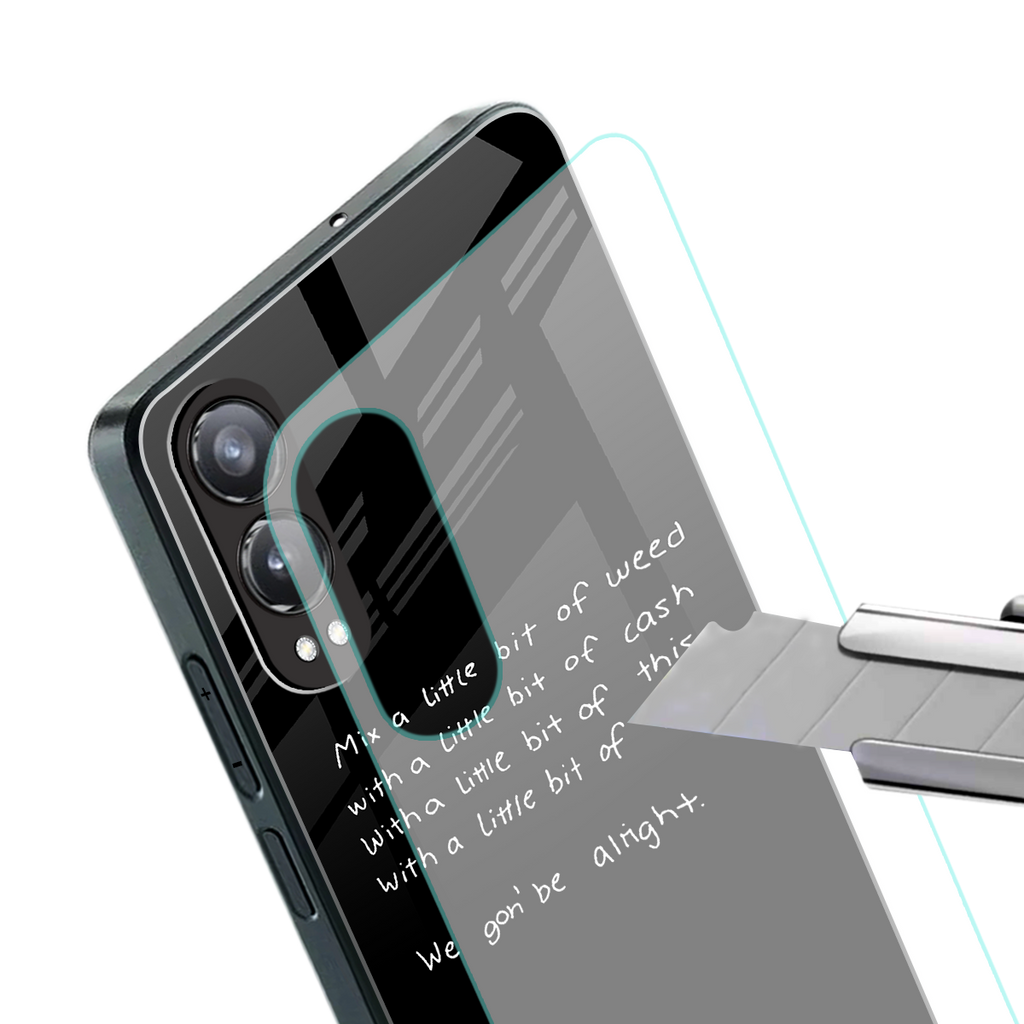 high life back phone cover | glass case for oneplus nord ce 4 lite
