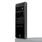 high life back phone cover | glass case for google pixel 6 pro