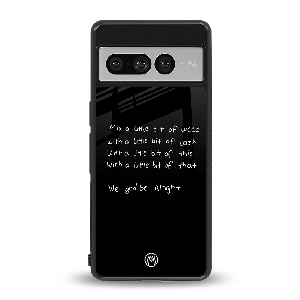 high life back phone cover | glass case for google pixel 7 pro
