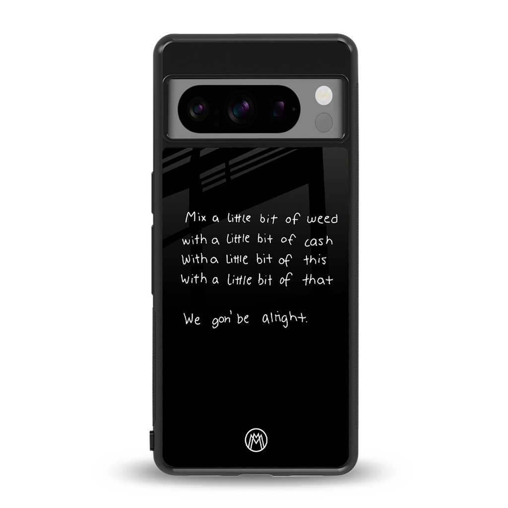 high life back phone cover | glass case for google pixel 8 pro