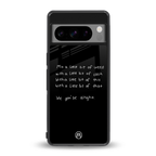 high life back phone cover | glass case for google pixel 8 pro