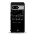 high life back phone cover | glass case for Google Pixel 8
