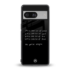 high life back phone cover | glass case for Google Pixel 8