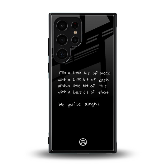 high life back phone cover | glass case for samsung galaxy s23 ultra