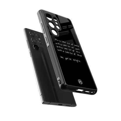 high life back phone cover | glass case for samsung galaxy s25 ultra