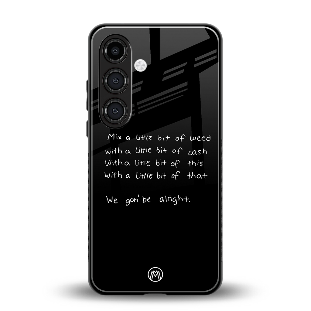 high life back phone cover | glass case for samsung galaxy s24 fe