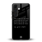 high life back phone cover | glass case for samsung galaxy s25 plus