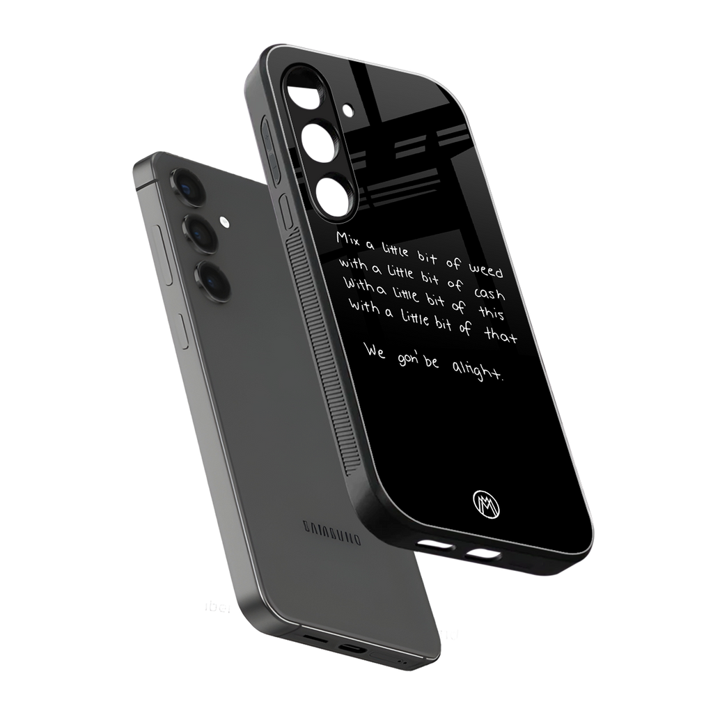 high life back phone cover | glass case for samsung galaxy s25 plus