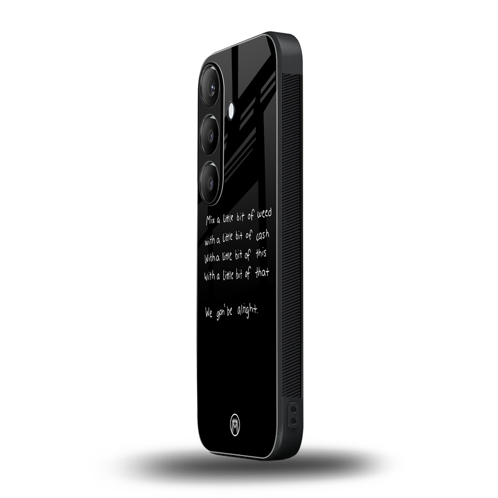 high life back phone cover | glass case for samsung galaxy s24 fe