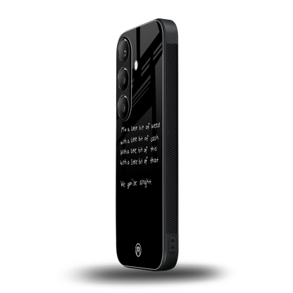 high life back phone cover | glass case for samsung galaxy s24 fe