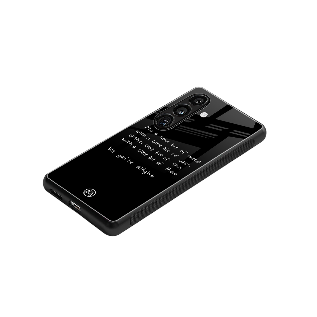 high life back phone cover | glass case for samsung galaxy s25 plus
