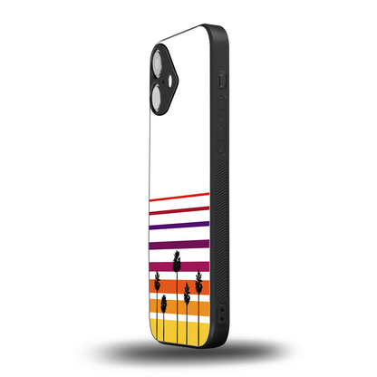 high vibrations back phone cover | glass case for iphone 16 plus