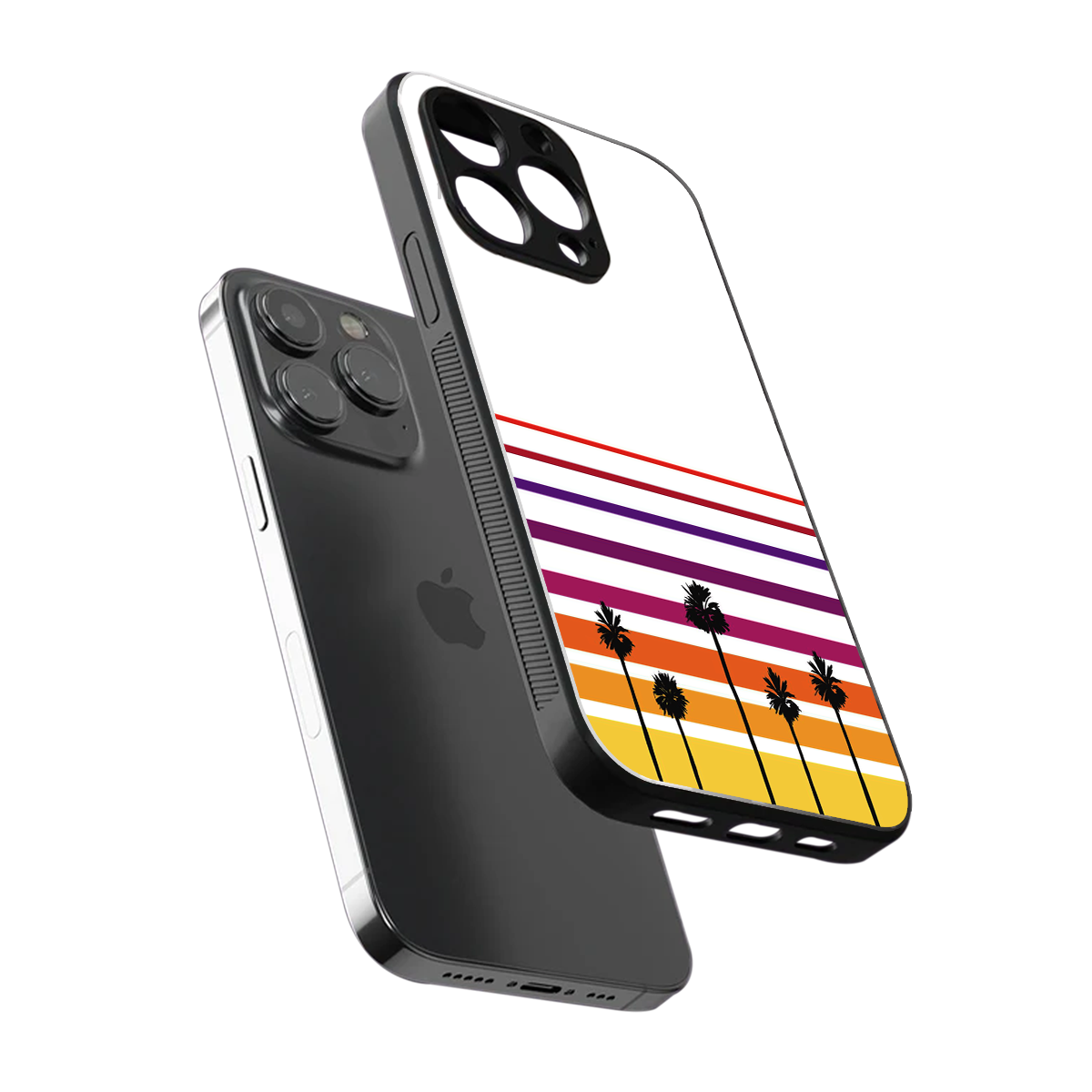 high vibrations back phone cover | glass case for iphone 16 pro max