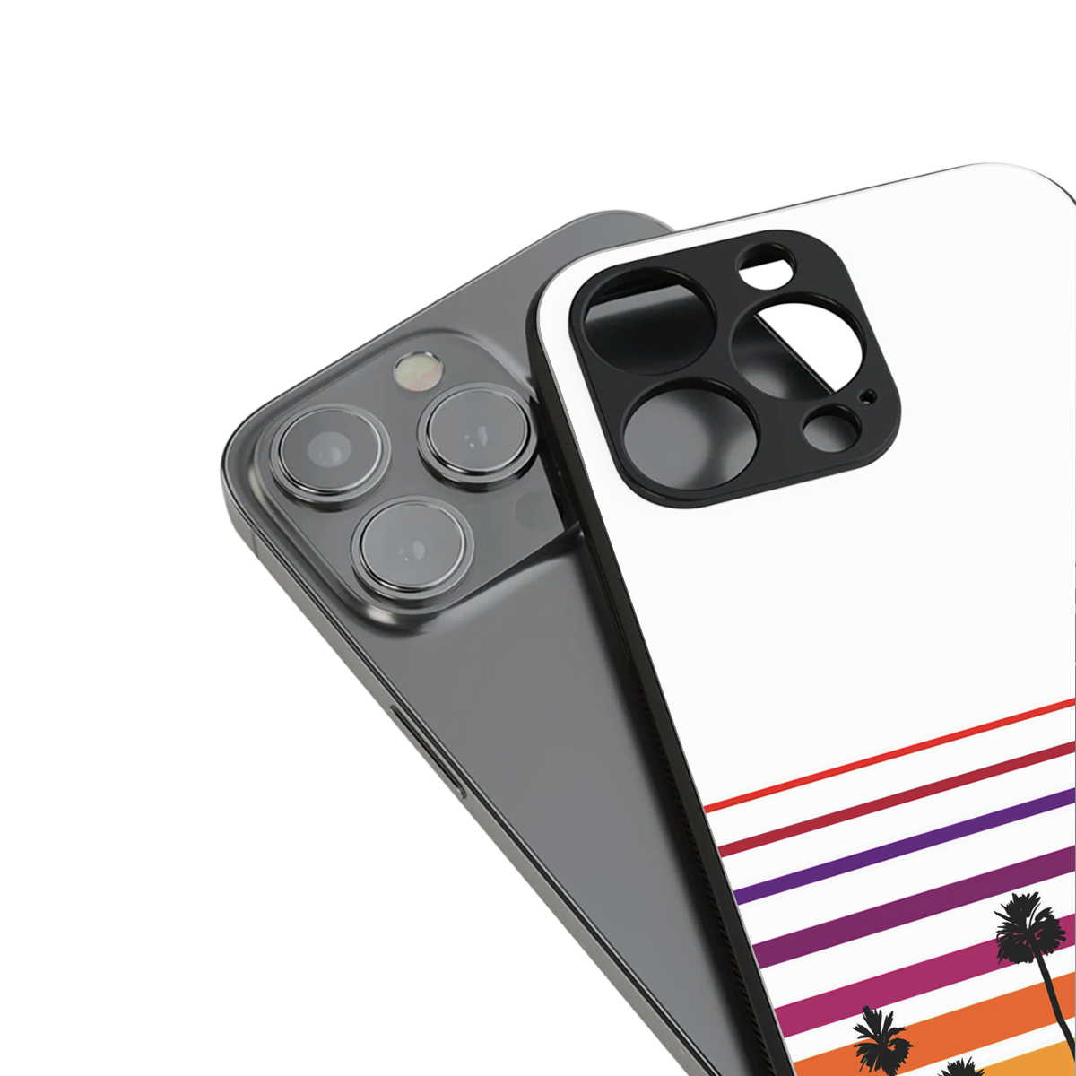 high vibrations back phone cover | glass case for iphone 16 pro max