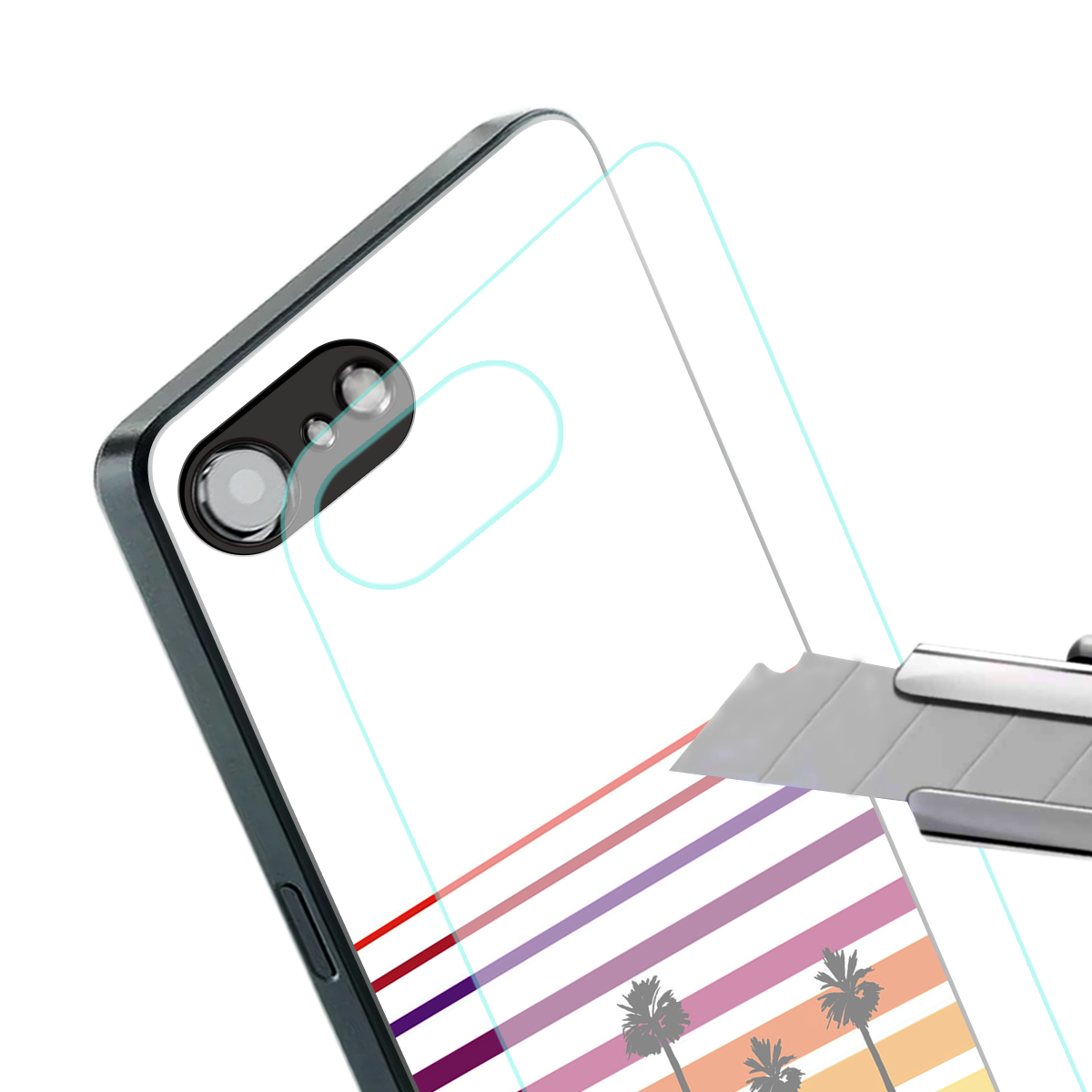 high vibrations back phone cover | glass case for iphone 16e