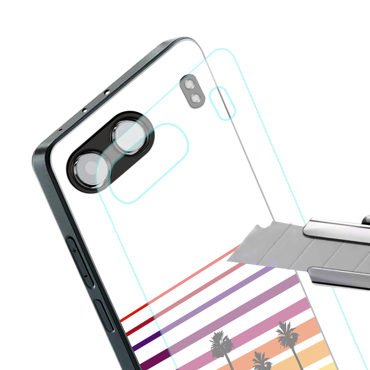 high vibrations back phone cover | glass case for oneplus nord 4