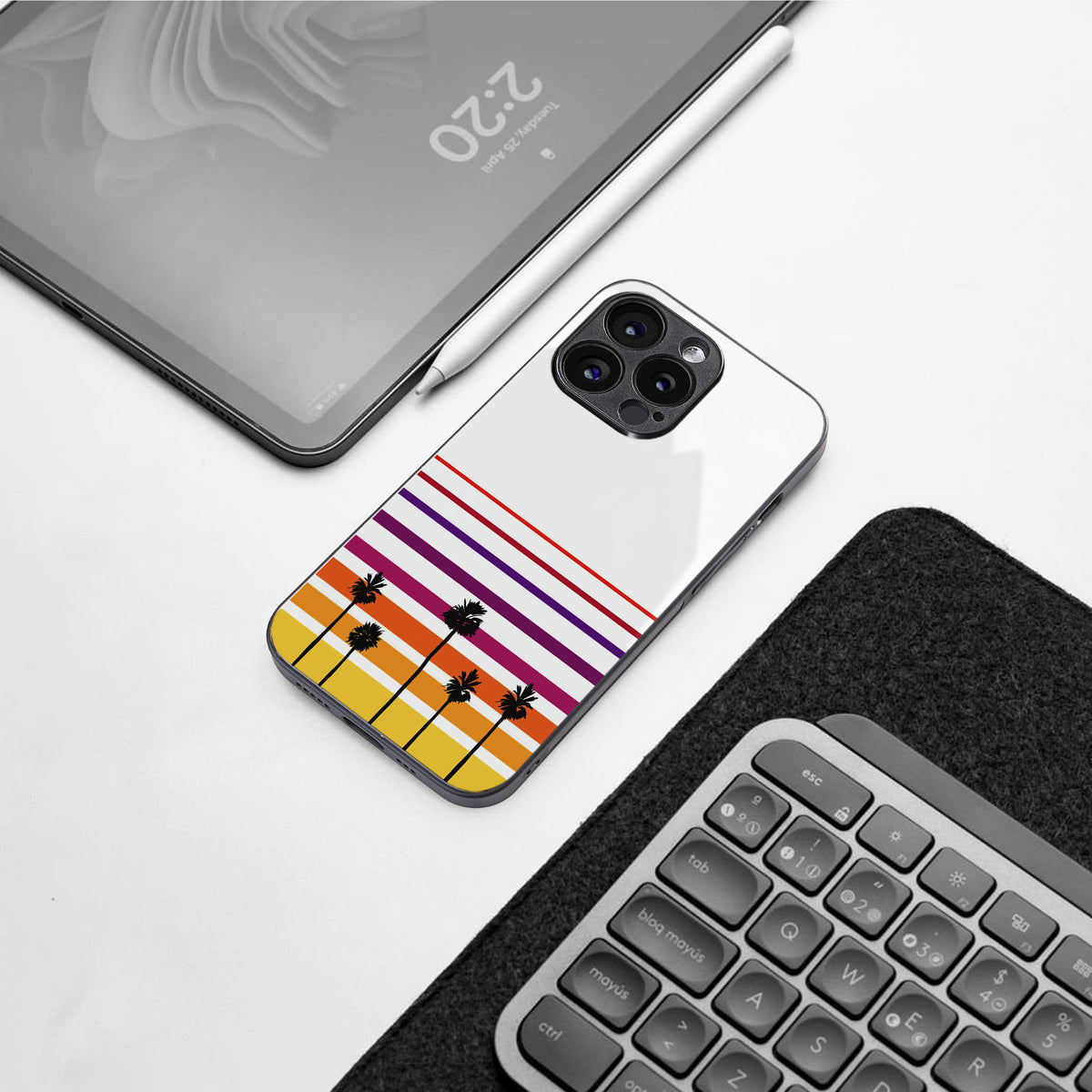 high vibrations back phone cover | glass case for iphone 16 pro