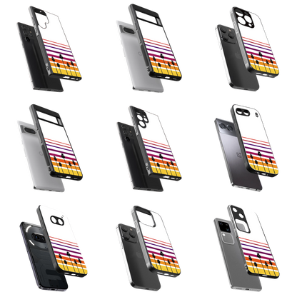 Durable Glass Back Mobile Case for iPhone, Samsung, OnePlus, Google Pixel, Redmi, Vivo, Oppo