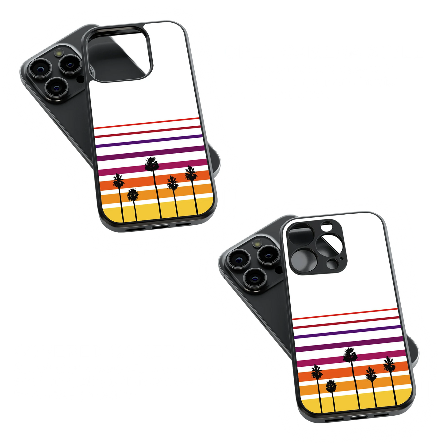 Trendy Glass Back Mobile Case for iPhone, Samsung, Redmi, OnePlus, Google Pixel, Motorola