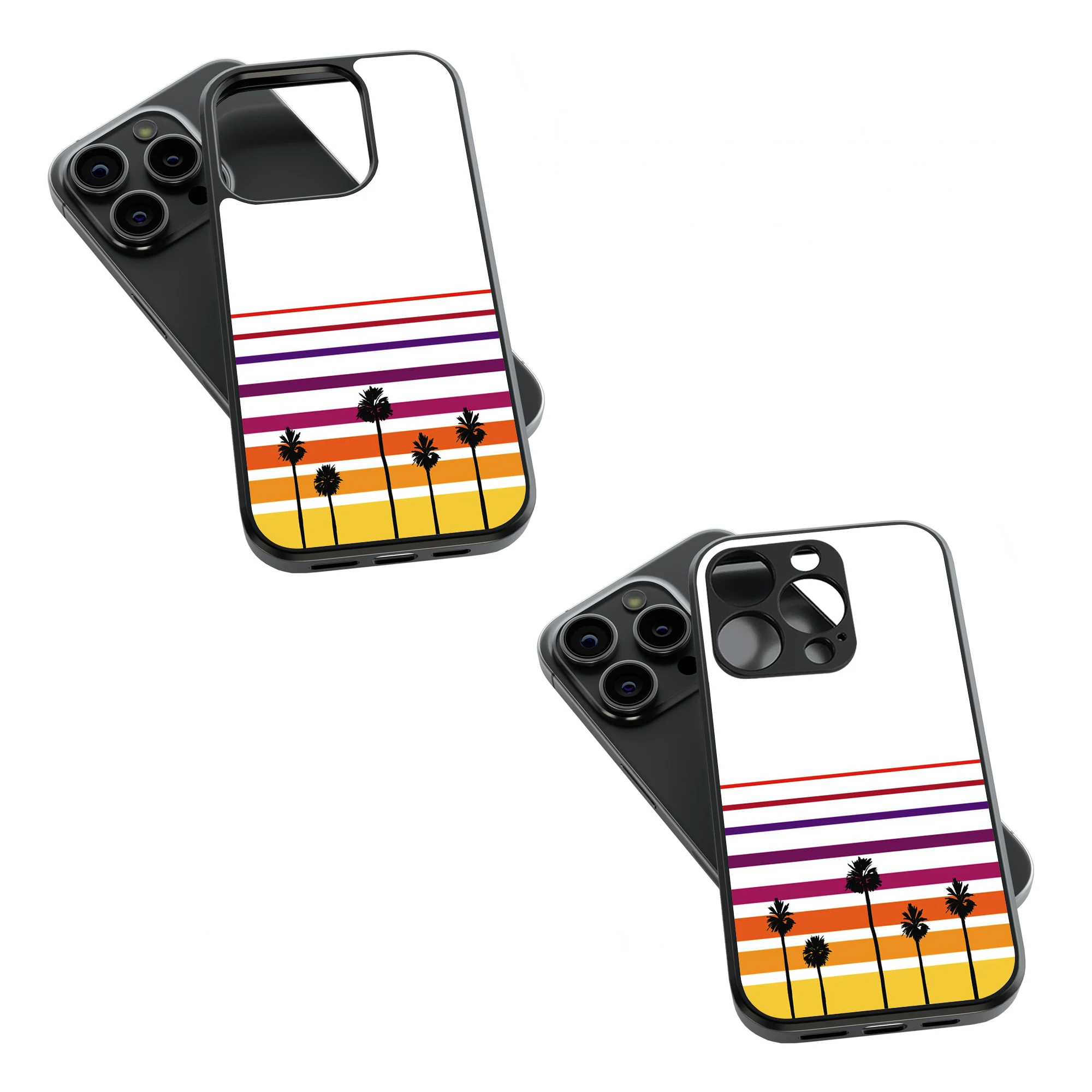 Trendy Glass Back Mobile Case for iPhone, Samsung, Redmi, OnePlus, Google Pixel, Motorola