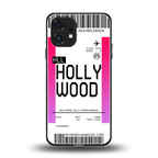 hollywood boarding pass ticket back phone cover | glass case for nothing phone 1