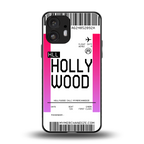 hollywood boarding pass ticket back phone cover | glass case for nothing phone 2