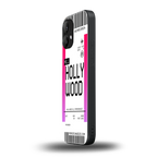 hollywood boarding pass ticket back phone cover | glass case for nothing phone 2
