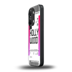 hollywood boarding pass ticket back phone cover | glass case for oneplus nord 3