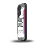 hollywood boarding pass ticket back phone cover | glass case for oneplus nord ce 3