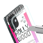 hollywood boarding pass ticket back phone cover | glass case for oneplus nord ce 3