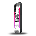 hollywood boarding pass ticket back phone cover | glass case for oneplus nord ce 4 lite