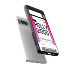 hollywood boarding pass ticket back phone cover | glass case for google pixel 7 pro