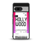 hollywood boarding pass ticket back phone cover | glass case for Google Pixel 8