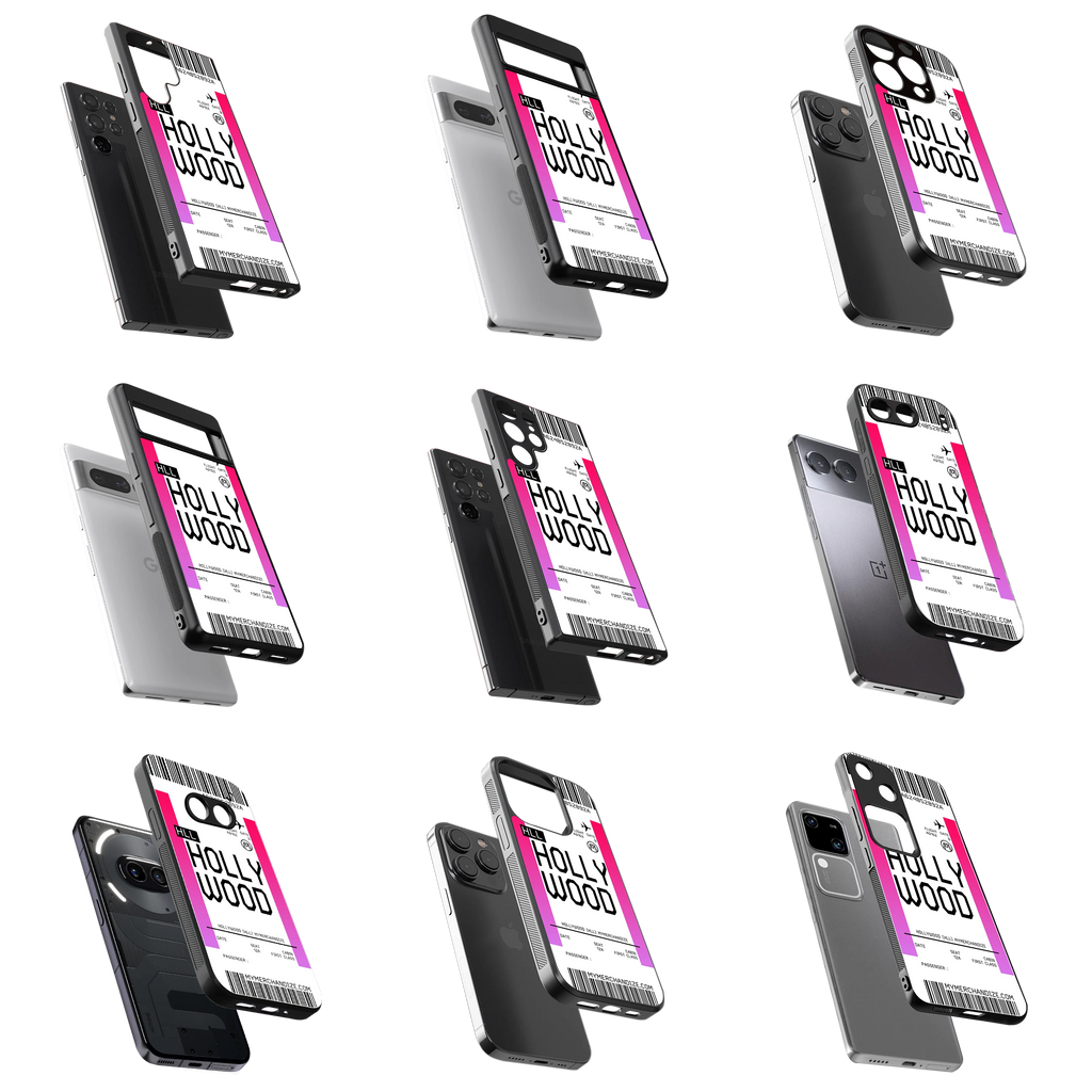 Durable Glass Back Mobile Case for iPhone, Samsung, OnePlus, Google Pixel, Redmi, Vivo, Oppo