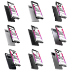 Durable Glass Back Mobile Case for iPhone, Samsung, OnePlus, Google Pixel, Redmi, Vivo, Oppo