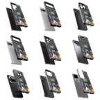 Durable Glass Back Mobile Case for iPhone, Samsung, OnePlus, Google Pixel, Redmi, Vivo, Oppo