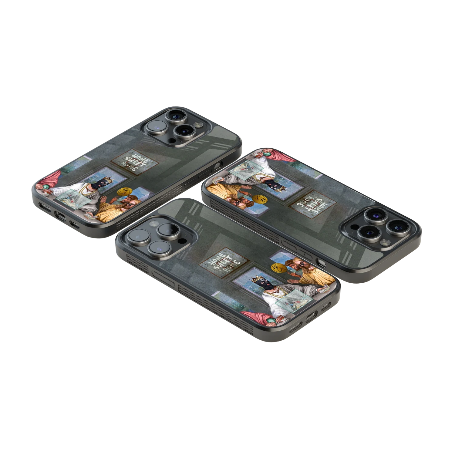 Luxury Glass Back Mobile Cover for iPhone, Samsung Galaxy, OnePlus, Pixel, Redmi & More