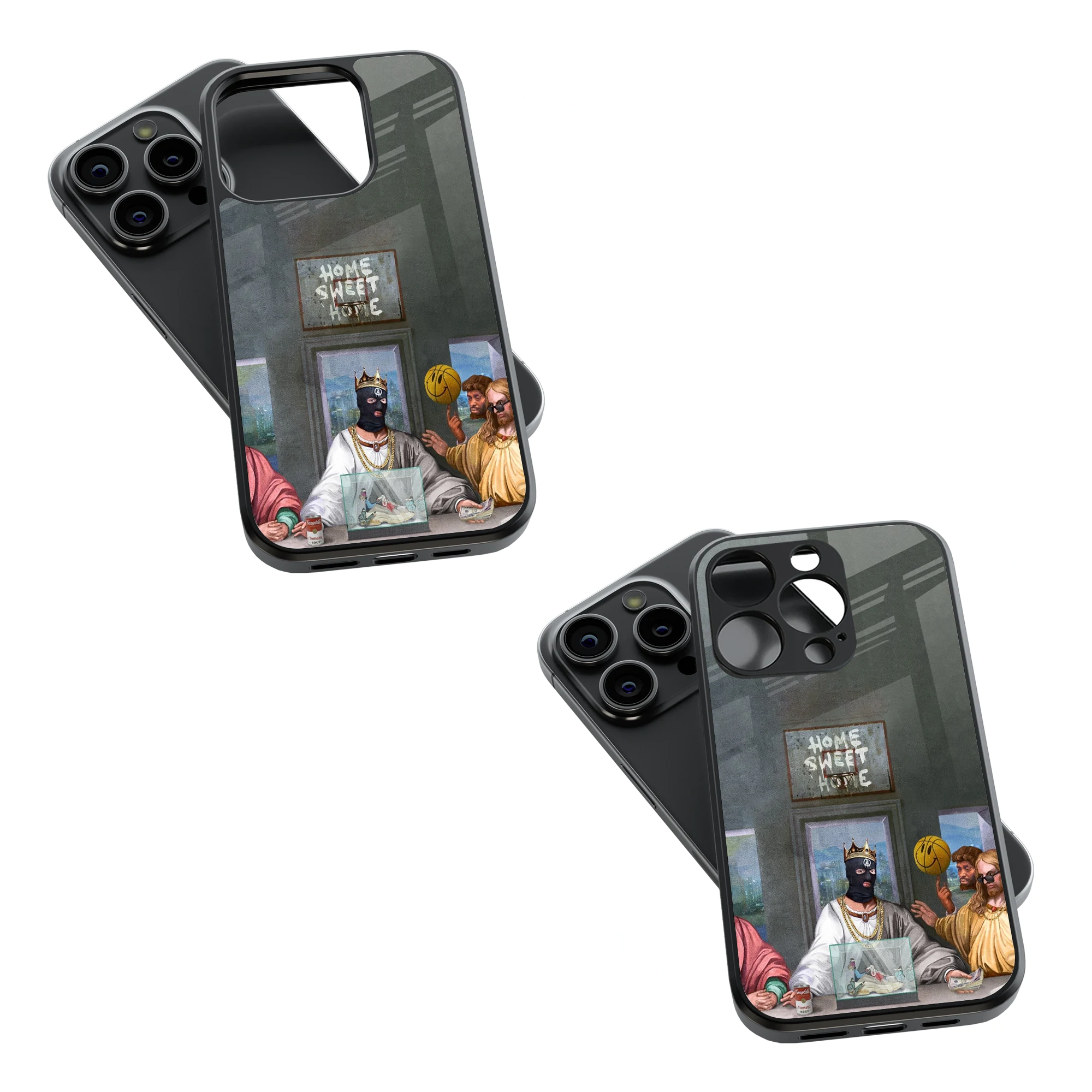 Trendy Glass Back Mobile Case for iPhone, Samsung, Redmi, OnePlus, Google Pixel, Motorola