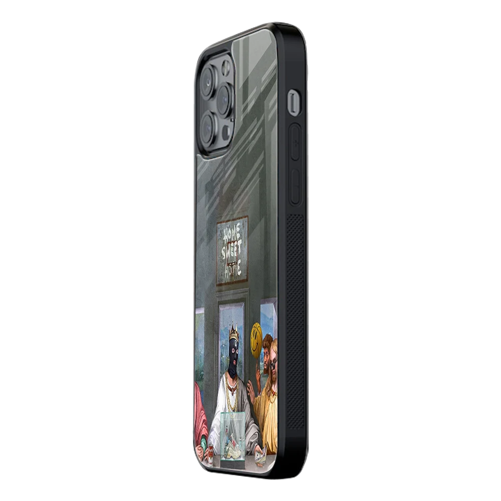 Slim Glass Back Phone Case for Multiple Brands iPhone, Samsung, Redmi, OnePlus, Oppo, Vivo