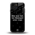 homegirl back phone cover | glass case for iphone 13 mini