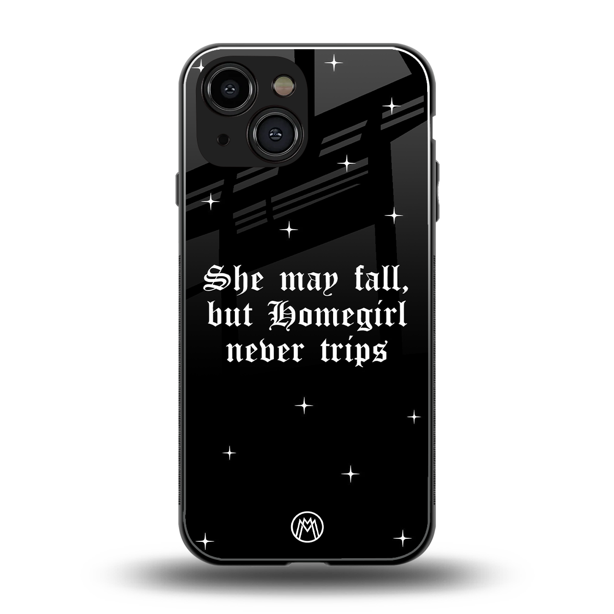 homegirl back phone cover | glass case for iphone 13 mini